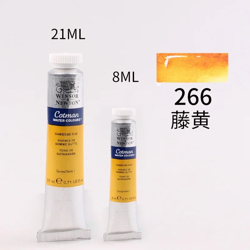 WINSOR＆NEWTON 8ml or 21ml Watercolor Paint Tubes
