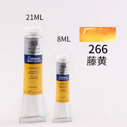 WINSOR＆NEWTON 8ml or 21ml Watercolor Paint Tubes