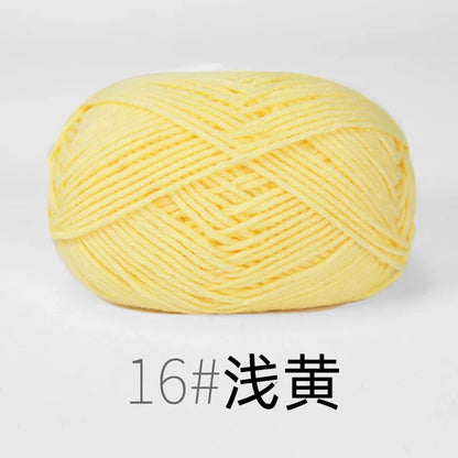 Organic Cotton Yarn 4ply - 1 Ball is 50g of Soft Yarn