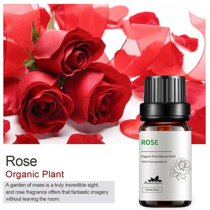10ml Bottles of Organic Essential Oils for Candle Making