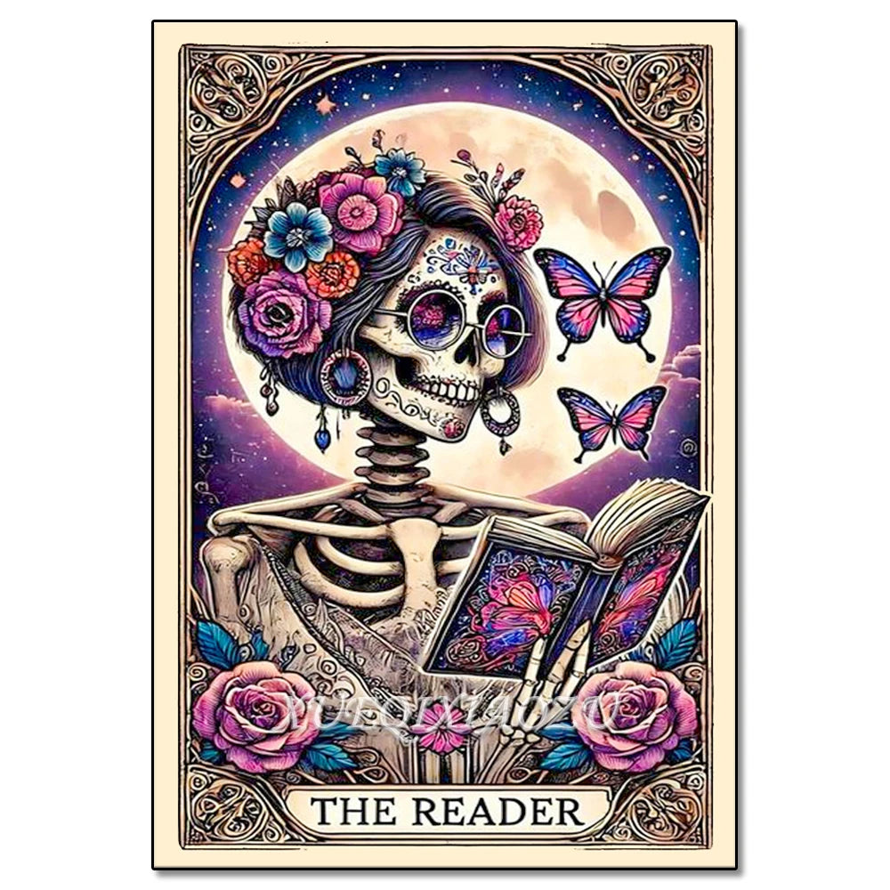 Diamond Art Painting Kit - Skeleton Ladies - Halloween Themes
