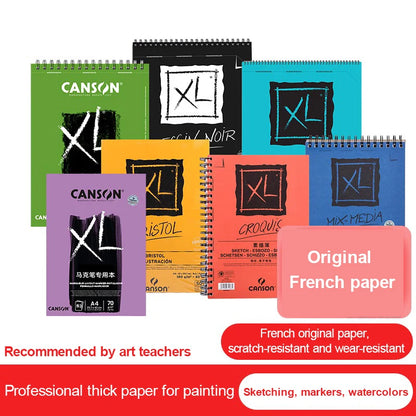 Canson XL Watercolor Sketchbook 16K/32K Spiral Bound Pad
