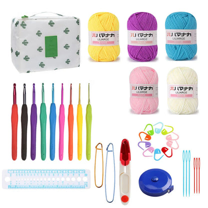 58 Pieces Crochet Accessories Set for Beginners