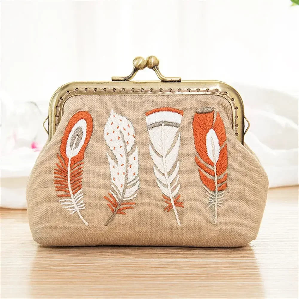 Embroidery Coin Purse Kit