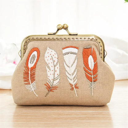 Embroidery Coin Purse Kit