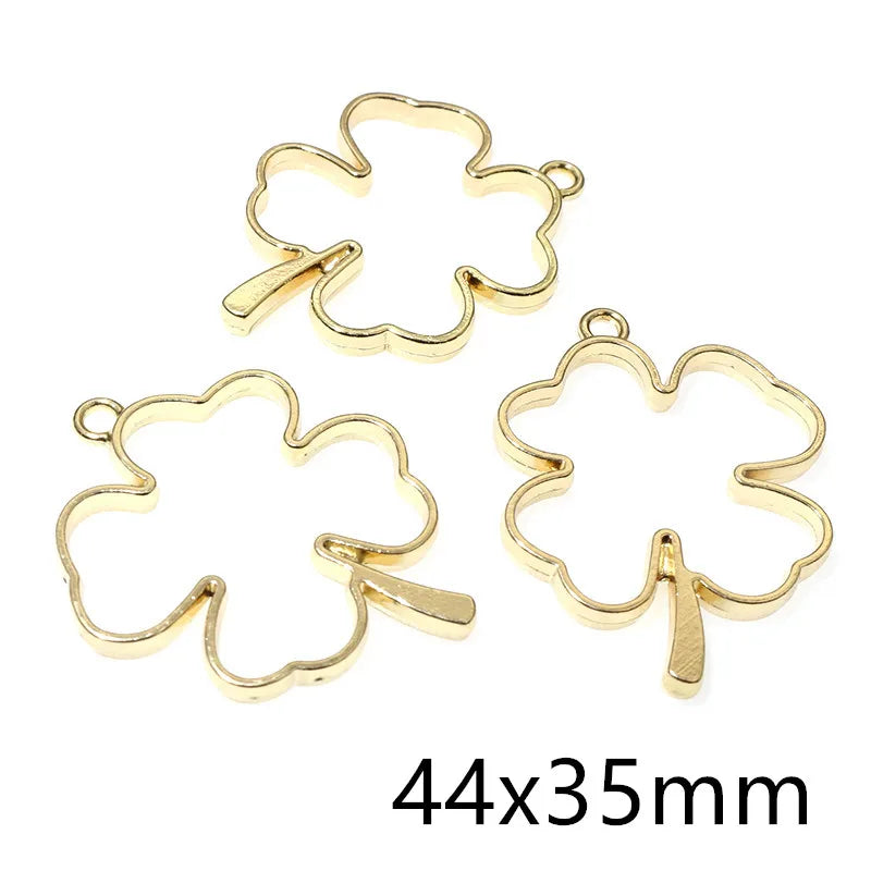 Hollow Metal UV Resin or Epoxy Resin Frame for Jewelry Making