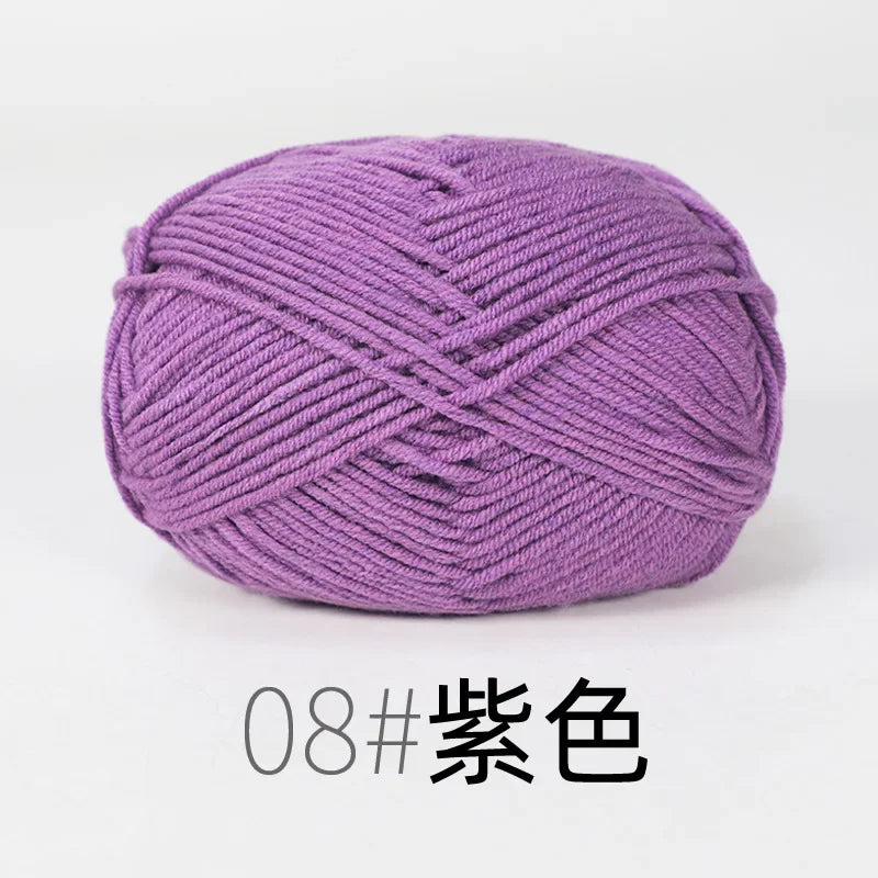 Organic Cotton Yarn 4ply - 1 Ball is 50g of Soft Yarn