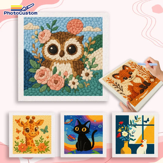 Animal Punch Needle Kits