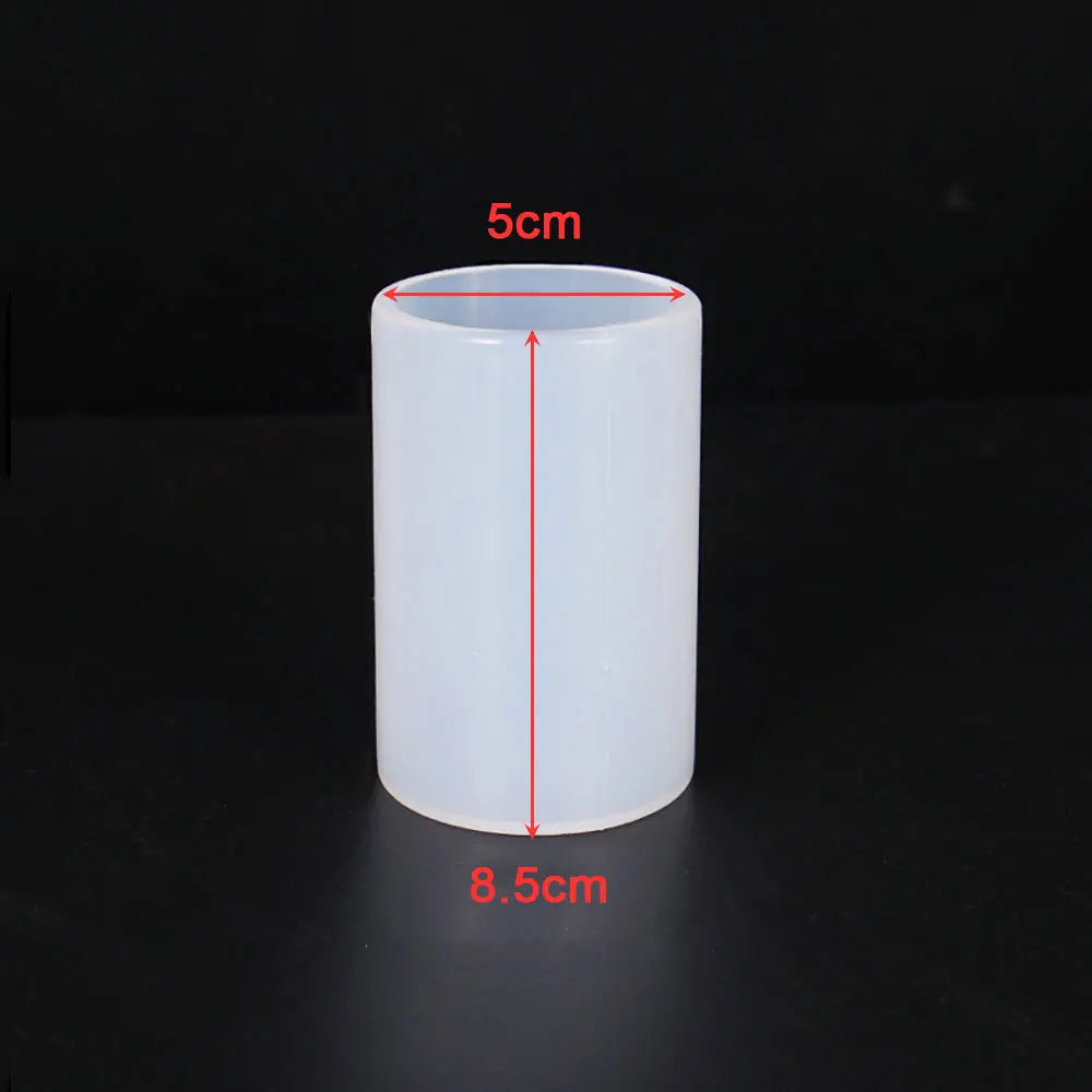 Silicone Cylinder, Hexagon, Square, Rectangle or Cuboid Resin Molds or Candle Making Molds - Different Sizes Available