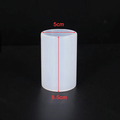 Silicone Cylinder, Hexagon, Square, Rectangle or Cuboid Resin Molds or Candle Making Molds - Different Sizes Available