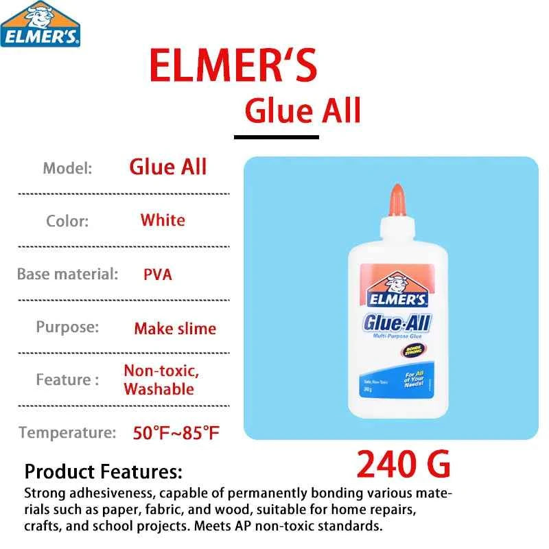 Elmer’s Glue All, Clear Glue and School Glue
