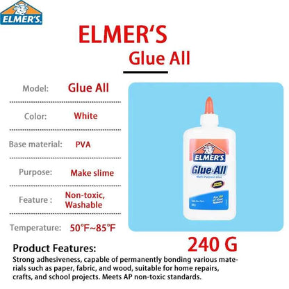 Elmer’s Glue All, Clear Glue and School Glue
