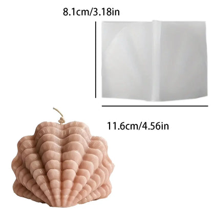 Shell Silicone Mold for Candle Making