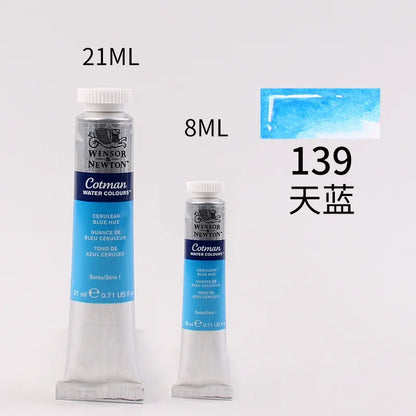 WINSOR＆NEWTON 8ml or 21ml Watercolor Paint Tubes