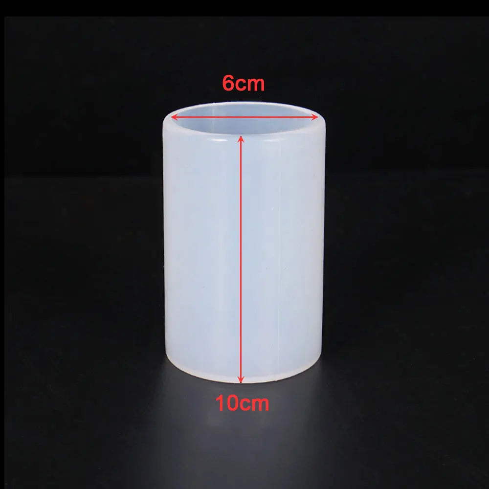 Silicone Cylinder, Hexagon, Square, Rectangle or Cuboid Resin Molds or Candle Making Molds - Different Sizes Available