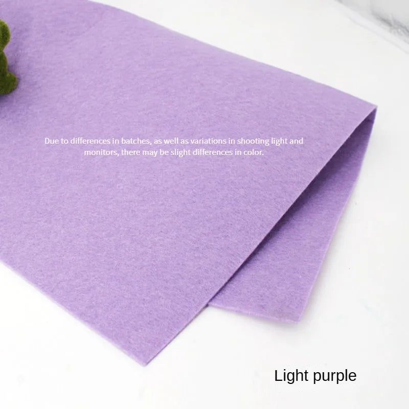 Squares of Non-woven Felt in 18 Colors