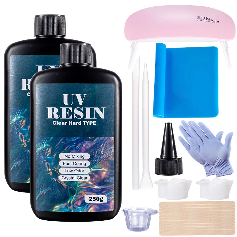 200-350g UV Resin Kits with Light