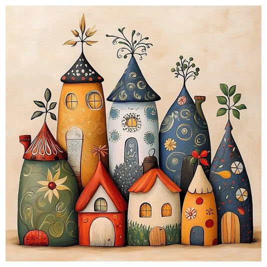 Pencil House Cross Stitch Kit  11CT/14CT