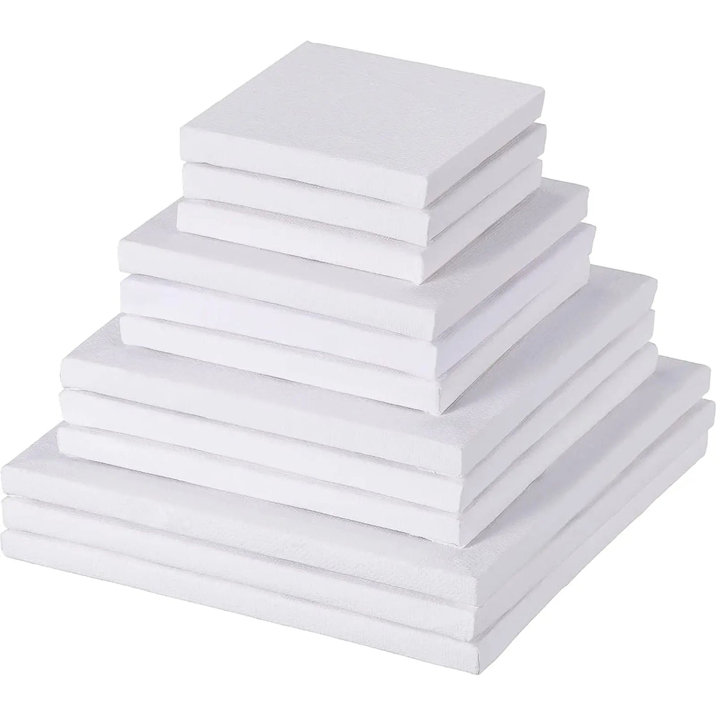 10PCS Artists Canvas for Acrylic or Oil Painting in various sizes