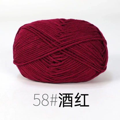 Organic Cotton Yarn 4ply - 1 Ball is 50g of Soft Yarn