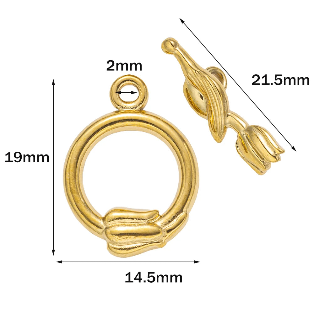 Stainless Steel Jewelry T-Bar Clasp/Connector for Necklace and Bracelet Making