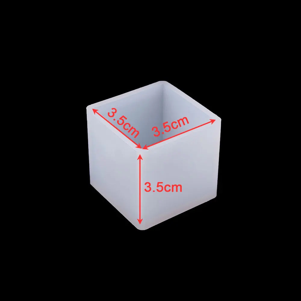 Silicone Cylinder, Hexagon, Square, Rectangle or Cuboid Resin Molds or Candle Making Molds - Different Sizes Available