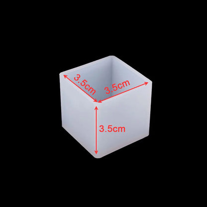 Silicone Cylinder, Hexagon, Square, Rectangle or Cuboid Resin Molds or Candle Making Molds - Different Sizes Available