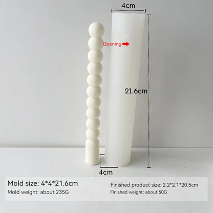 Taper Silicone Molds for Candle Making: 16  Styles - 1 option for a 61 meter Roll of Cotton Wick