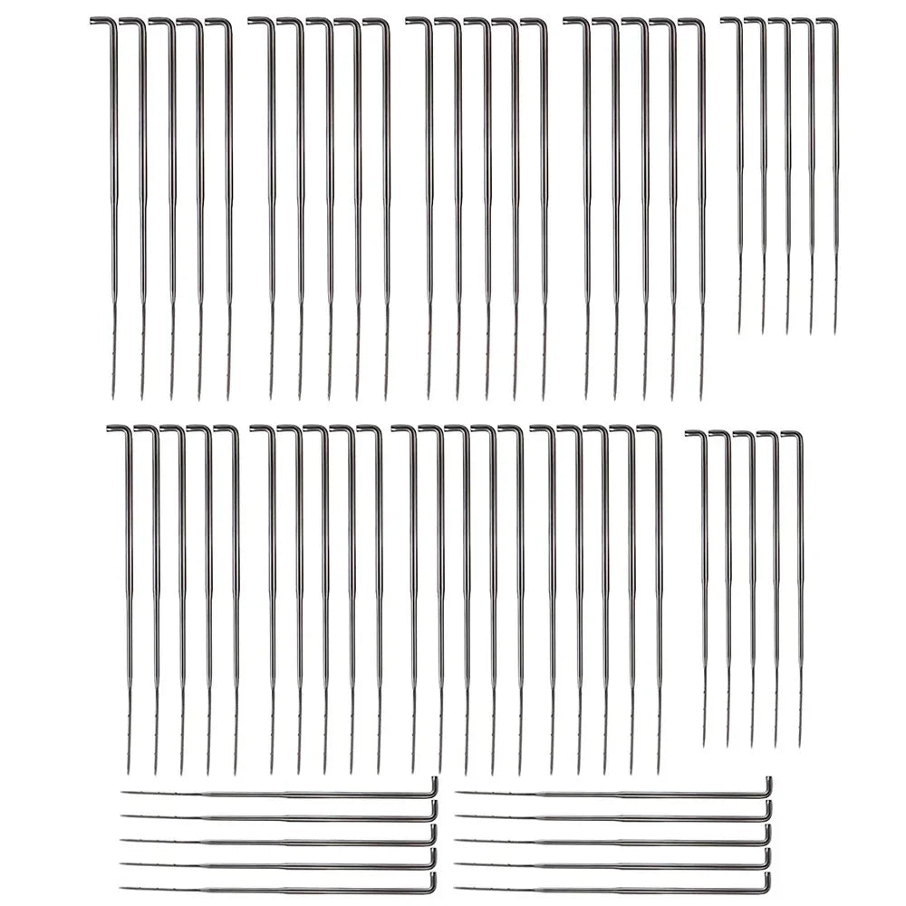 3 Sizes of Wool Felting Needles - Wood Handle for DIY Wool Felting Projects