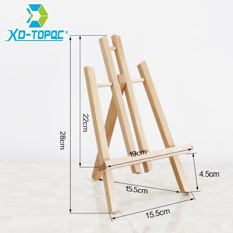 Wooden Trapezoidal Easel, Foldable