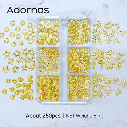 Variety of Metallic Stars, Moons, Butterflies and more - Resin Mold Fillers
