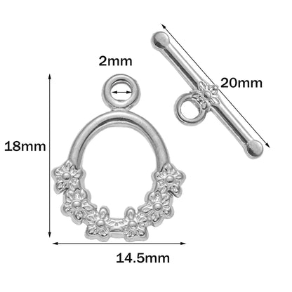 Stainless Steel Jewelry T-Bar Clasp/Connector for Necklace and Bracelet Making