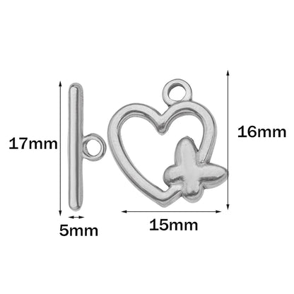 Stainless Steel Jewelry T-Bar Clasp/Connector for Necklace and Bracelet Making