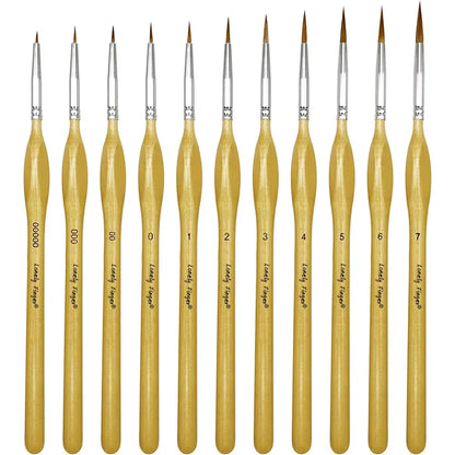 10/11/20/22Pcs Fine Detail Paint Brushes