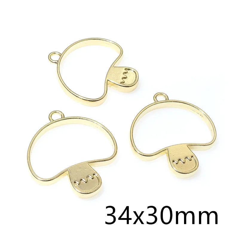 Hollow Metal UV Resin or Epoxy Resin Frame for Jewelry Making