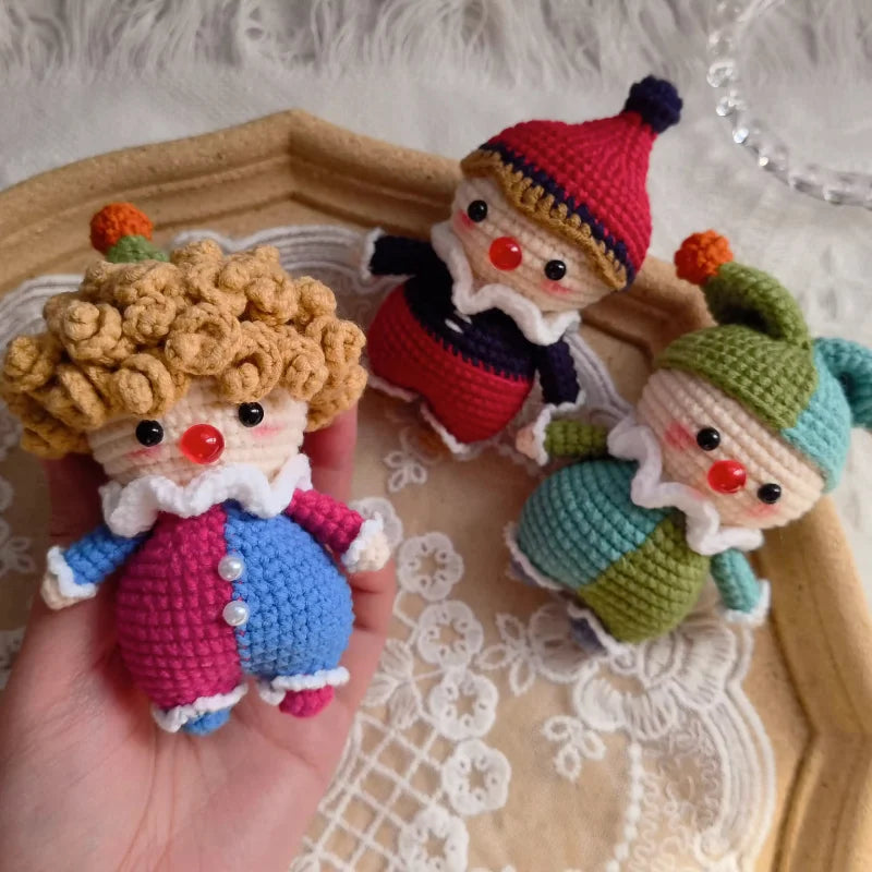 Cute Circus Clown Crochet Kits