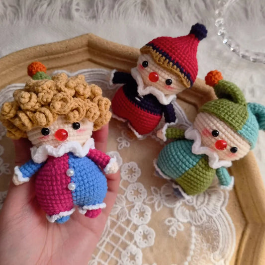 Cute Circus Clown Crochet Kits
