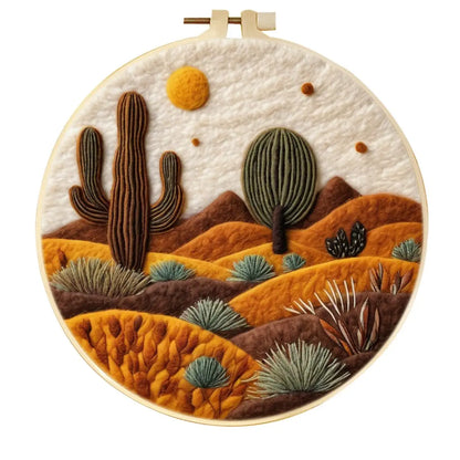 Landscape Pattern Wool Felting Kit