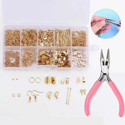 Jewelry Making Starter Kit for Earrings and Necklaces