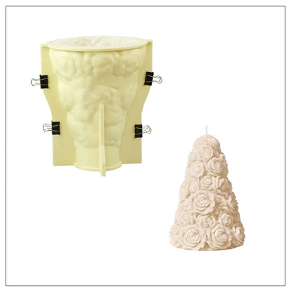 Rose Tree Silicone Mold for Candle Making - 3 sizes available