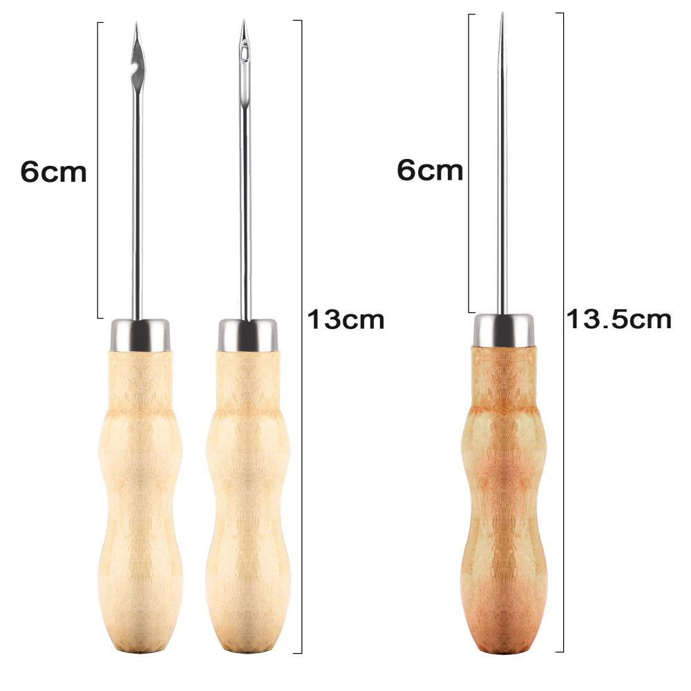 photo of the three candle wick drills and their sizes