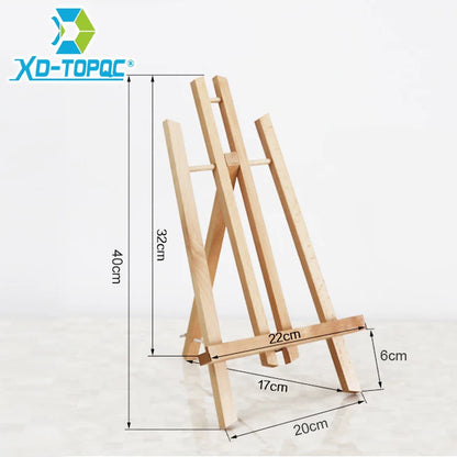 Wooden Trapezoidal Easel, Foldable