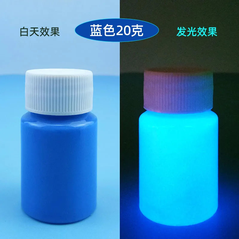 15g Bottle Luminous Powder Pigment for Epoxy Resin Glow In The Dark Jewelry Making Supplies