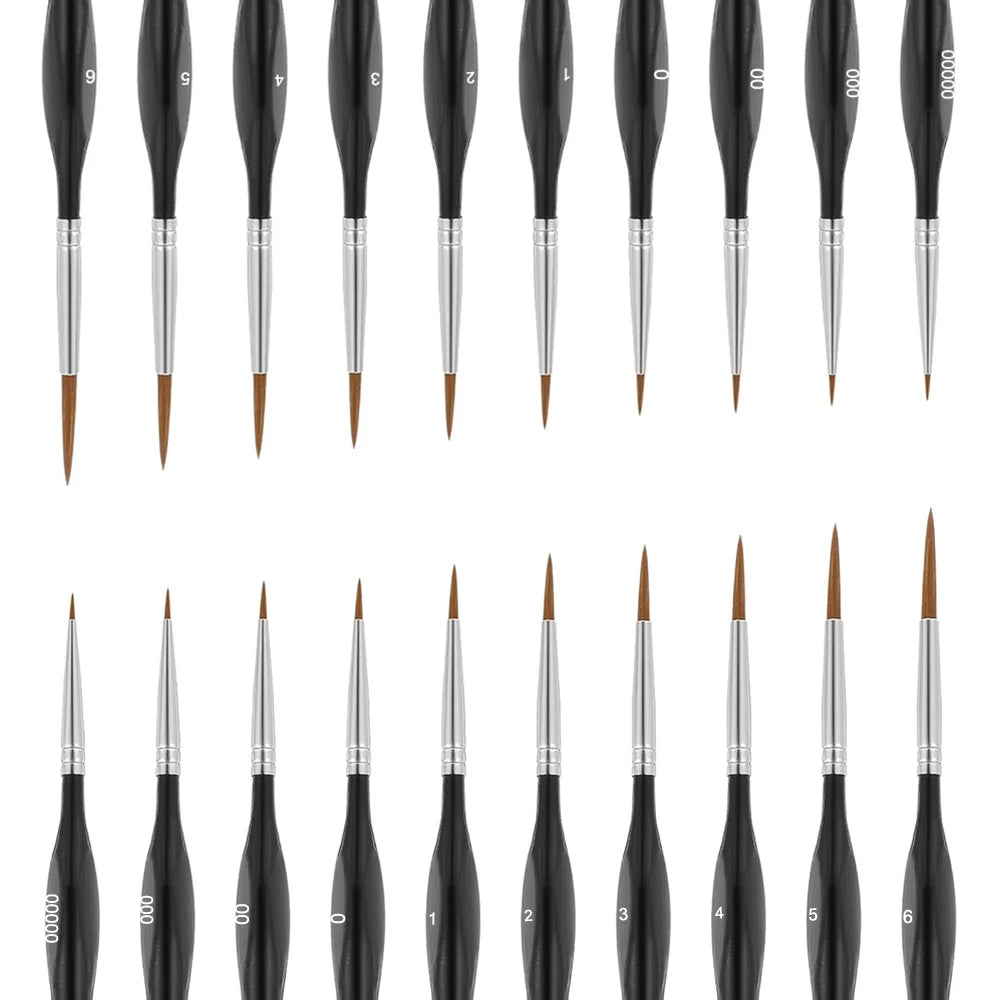 10/11/20/22Pcs Fine Detail Paint Brushes