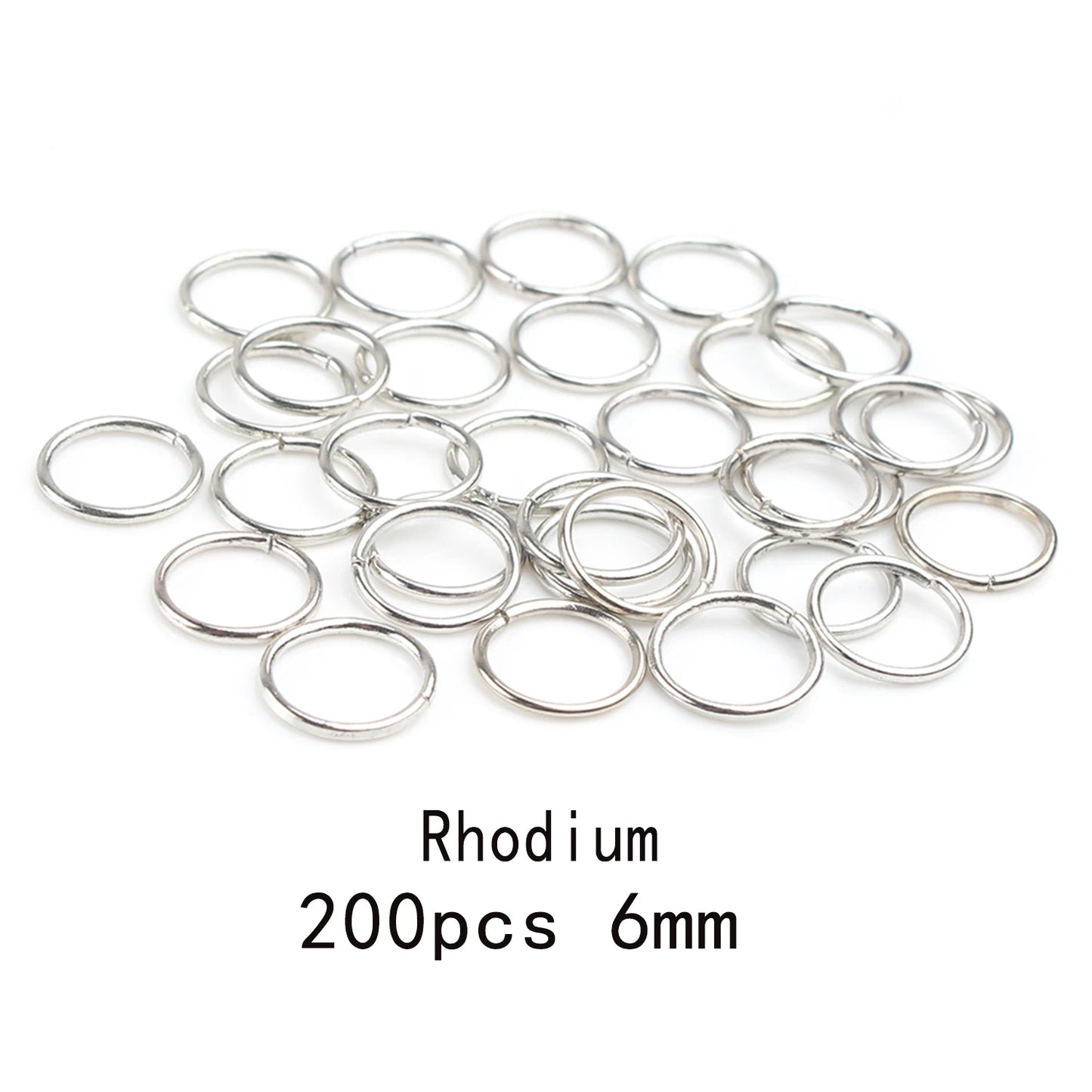 3-12mm Gold, Silver, or Bronze Jump Rings, Connectors Loops, Open Jump Rings