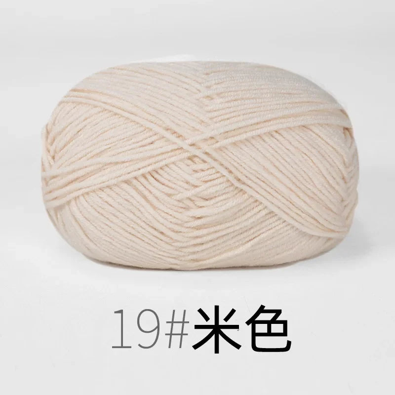 Organic Cotton Yarn 4ply - 1 Ball is 50g of Soft Yarn