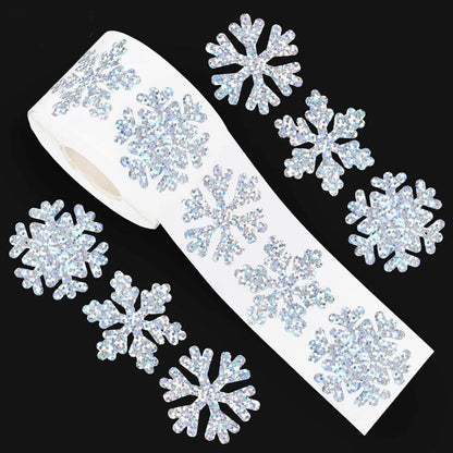100-500pcs Snow Stickers