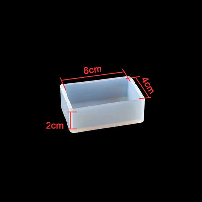 Silicone Cylinder, Hexagon, Square, Rectangle or Cuboid Resin Molds or Candle Making Molds - Different Sizes Available