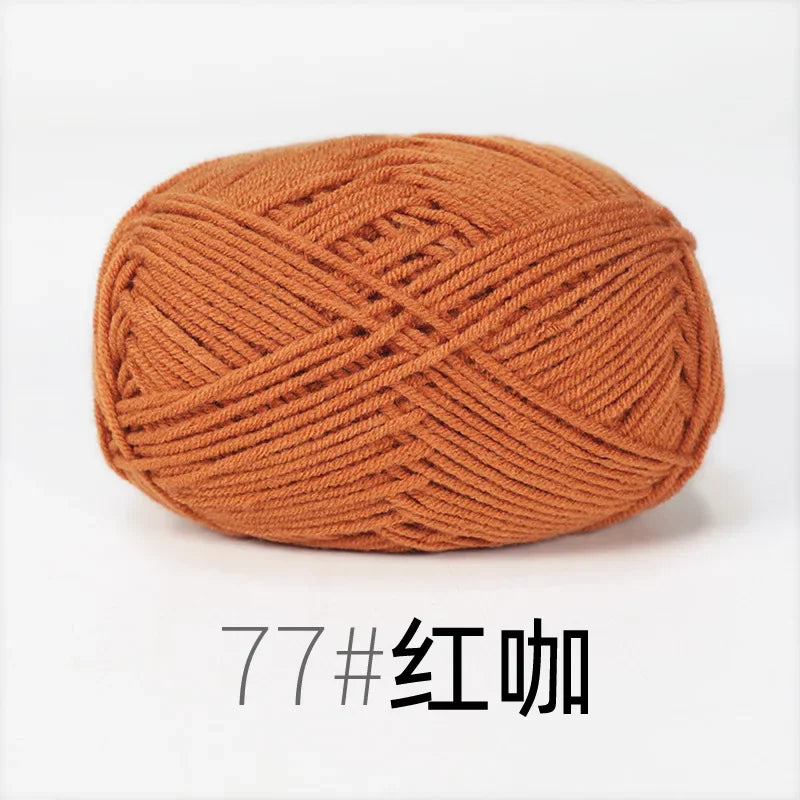 Organic Cotton Yarn 4ply - 1 Ball is 50g of Soft Yarn