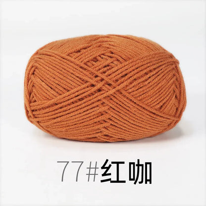 Organic Cotton Yarn 4ply - 1 Ball is 50g of Soft Yarn